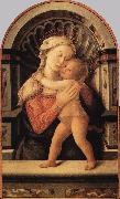 LIPPI, Fra Filippo Madonna with the Child and two Angels g china oil painting reproduction